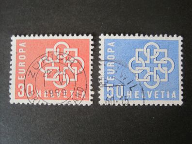 Schweiz Europa Cept MiNr. 679-680 gestempelt (AD 303)