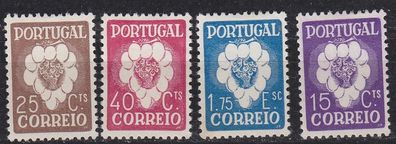 Portugal [1938] MiNr 0602-05 ( oG/ no gum )