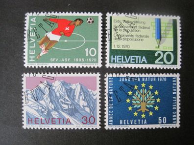 Schweiz MiNr. 929-932 gestempelt (AD 347)