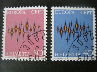 Schweiz Europa Cept MiNr. 969-970 gestempelt (AD 301)