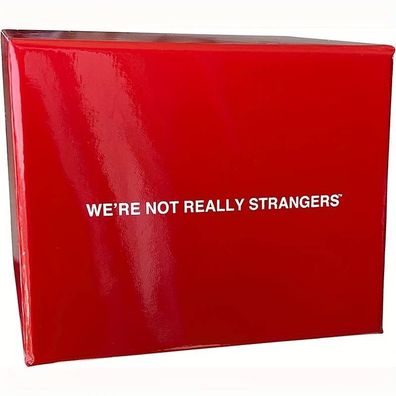 We´re Not Really Strangers Kartenspiel Interaktives Kartenspiel für Erwachsene 50 Ka