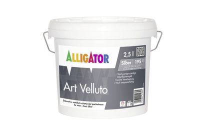 Alligator Art Velluto 2,5 Liter silber
