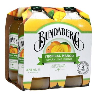 Bundaberg Tropical Mango - Australian Import 4x375 ml