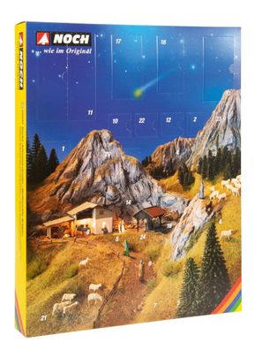 NOCH 65591 Bastel-Adventskalender “Weihnachts-Krippe"