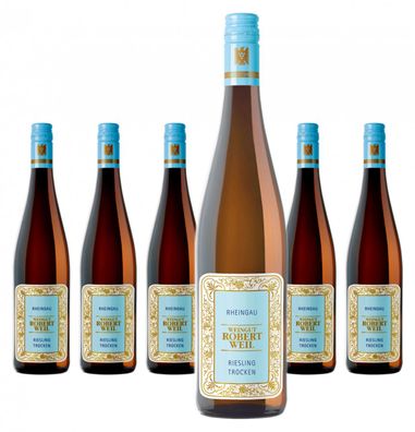 6 x Robert Weil Rheingau Riesling Qualitätswein trocken – 2022