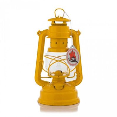 Feuerhand Sturmlaterne 276 Signalgelb incl. Docht Petroleumlampe Öl Lampe