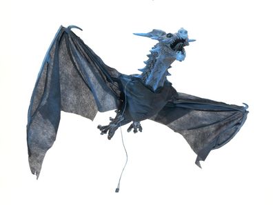 FLYING DRAGON - animierte Halloween Dekoration, Licht, Geräusche - 120cm