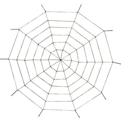 Riesen Spinnennetz - 1,5m - Halloween Dekoration - Indoor + Outdoor - Spinnweben