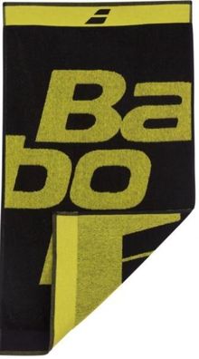 Babolat Towel medium Black Yellow Handtuch für Tennis und Sport