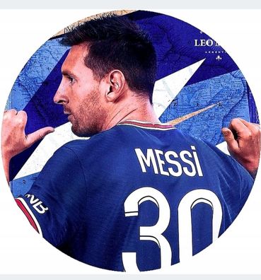 Essbar Paris Saint-Germain Messi Kuchen Party Tortenaufleger Fototorte Zuckerbild 3