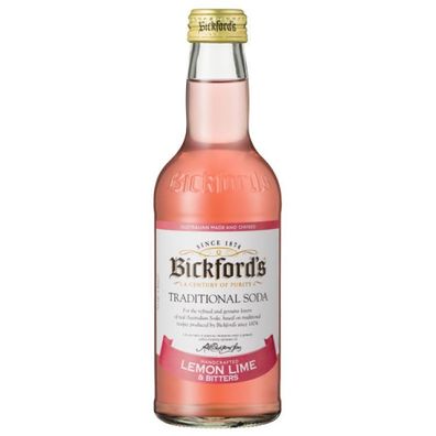 Bickford's Lemon Lime & Bitters - Australian Import 275 ml