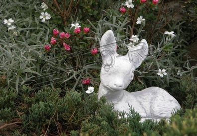 Garten Dekoration Bambi Terrasse Stein Figuren Figur Deko Statue Skulptur 103021