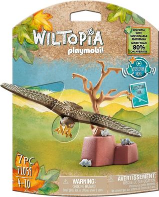 Playmobil 71059 Wiltopia Adler, Tierspielzeug, für Kinder 4-10, nachhaltige Spielz...