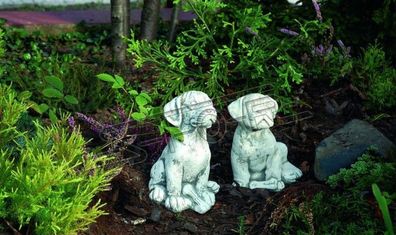 Garten Dekoration Hund Terrasse Stein Figuren Figur Deko Statue Skulptur 484 Neu