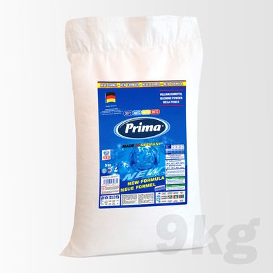 Anvertex PRIMA Waschpulver Waschmittel Vollwaschmittel 9,0 kg = 133 Waschungen