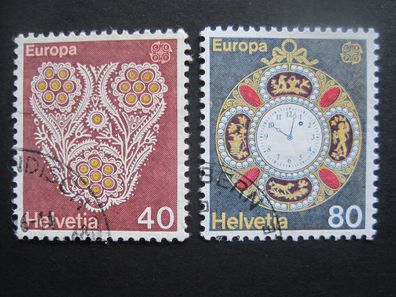 Schweiz Europa Cept MiNr. 1073-1074 gestempelt (AF 628)