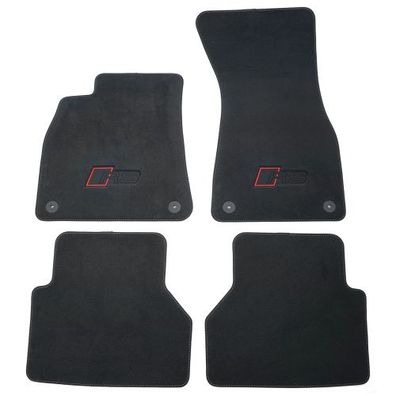 Original Audi RS Textilfußmatten Velours Fußmatten 4x Stoffmatten 4K1863011FDAS