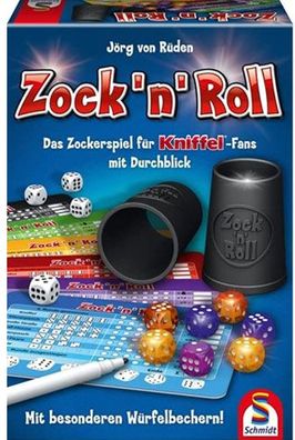 Merc Brettspiel Zock n Roll Familienspiel - Schmidt Spiele 49320 - (Spielzeug / Merc
