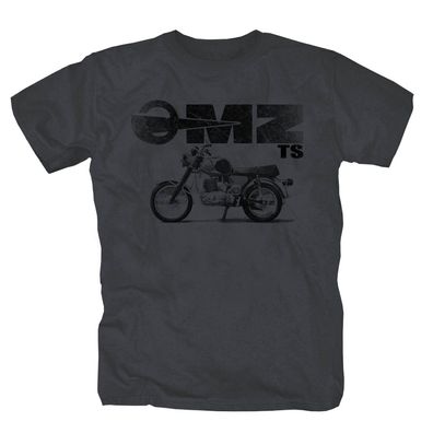 MZ Ts DDR Motorrad Ostdeutschland VEB Zschopau Kult T-Shirt S-3XL darkgrey