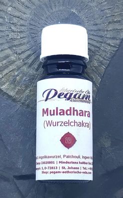 Chakraöl: Wurzelchakra, Muladhara, 10 ml