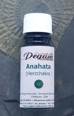 Chakraöl: Herzchakra, Anahata, 10 ml