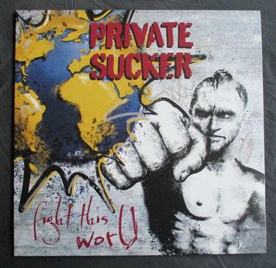 Private Sucker - Fight this world Vinyl LP farbig