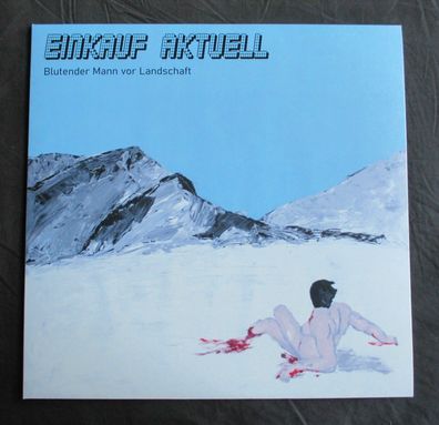 Einkauf Aktuell - Blutender Mann vor Landschaft Vinyl LP farbig