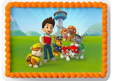 Essbar Paw Patrol Tortenaufleger Torte Tortenbild Geburtstag Zuckerbild 01