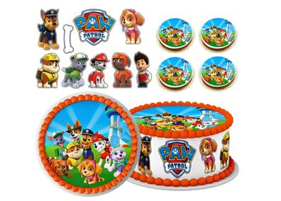 Essbar Paw Patrol Torte Tortenbild Fototorte Zuckerbild Geburstag 6