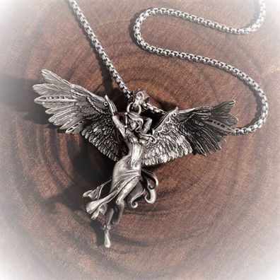 Niedliche Engel Göttin Halskette für Männer und Frauen (RELK118)