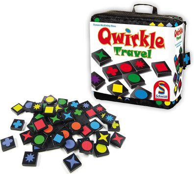 Schmidt Spiele 49270 Qwirkle Travel, Spiel des Jahres 2011 als Reisespiel