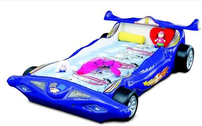 Blaues Rennauto Kinderbett Formula 1 Kinderbett Holzgestell Luxus Möbel
