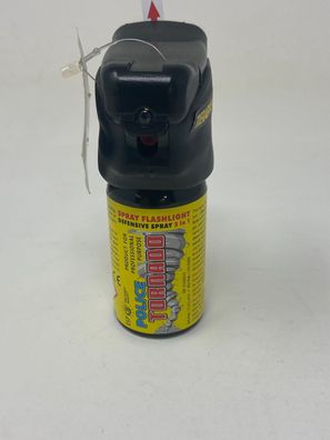 ESP Tierabwehrspray mit Licht Pfefferspray Selbstverteitigung Hilfe Tornado LED