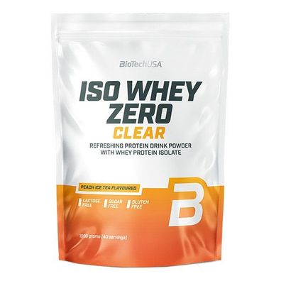 BioTech USA Iso Whey Zero Clear 1000g Peach Ice Tea