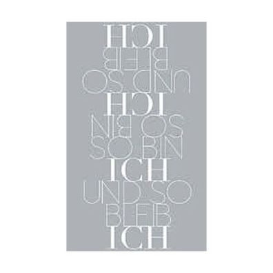 Tuch Umhängetuch Dekotuch Poesietuch Schal SO BIN ICH 110 x 180 cm Räder