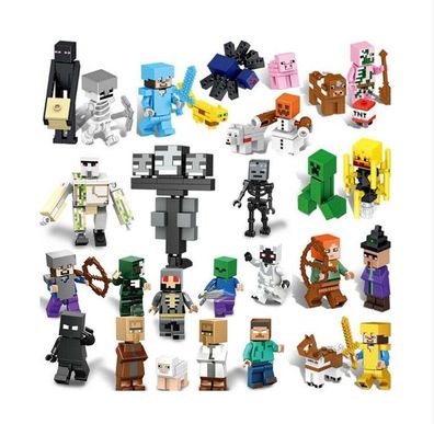 Minecraft Series 29Pcs/ Set Building Blocks Minifigure Mini Toys
