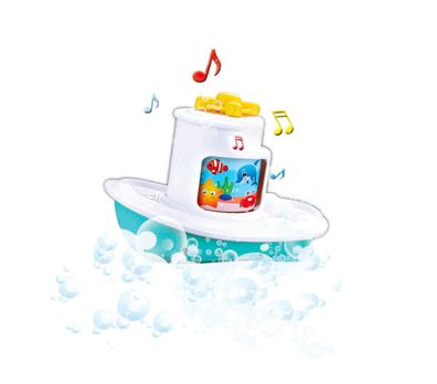 BB Junior 18-89024 Spielzeugboot Splash 'n Play Music Tugboat 15cm 12-36 Monate