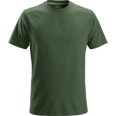 Snickers Klassisches Baumwoll T-Shirt - Waldgrün 103 L