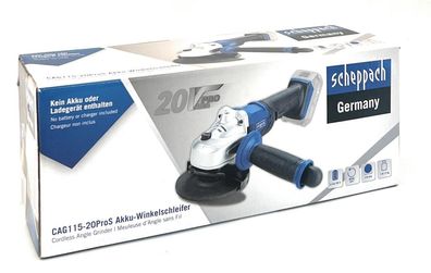 Scheppach CAG115-20ProS Akku Winkelschleifer Schleifer Winkel Drahtlos 20 Volt