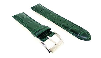 Jaguar Acamar | Chrono Uhrenarmband Leder grün Krokoprägung | J968/3