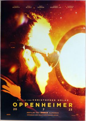 Oppenheimer - Original Kinoplakat A1 - Motiv 2 - Christopher Nolan - Filmposter