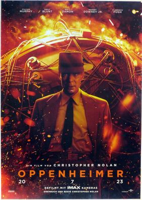 Oppenheimer - Original Kinoplakat A1 - Hauptmotiv - Christopher Nolan - Filmposter
