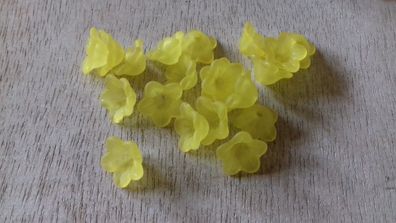 Acryl Blüten Farbauswahl 13x7mm 20 Stück