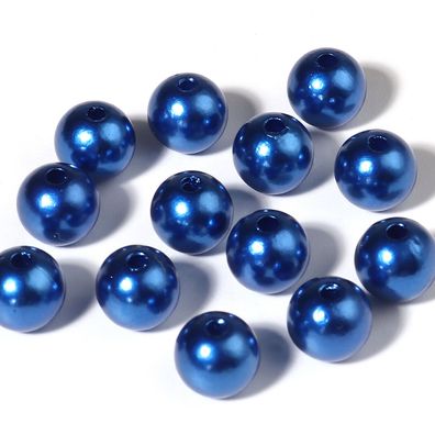 Acrylperlen glänzend blau 6mm Auswahl 50/300 Stück Farb-Nr.11 (Gr. 6 mm)