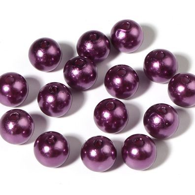 Acrylperlen glänzend violett 6mm Auswahl 50/300 Stück Farb-Nr.14 (Gr. 6 mm)