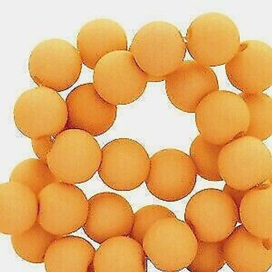 Acrylperlen sorbet orange matt 4mm Auswahl 100/600 Stück Farb-Nr.78 (Gr. 4 mm)