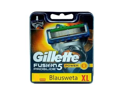 8 Gillette Fusion5 Proglide Power Rasierklingen in OVP mit Seriennummer