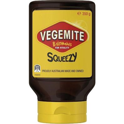 Vegemite Squeezy Yeast Extract Spread Hefeextrakt 350 g