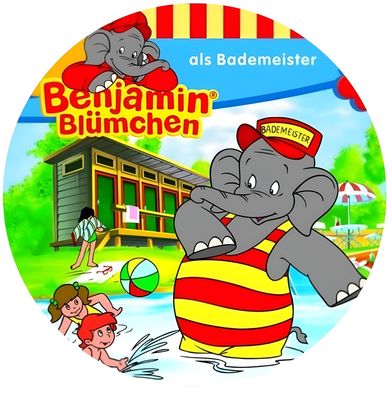 Essbar Benjamin Bluemchen Elephant Party Tortenaufleger Tortenbild Zuckerbild 2
