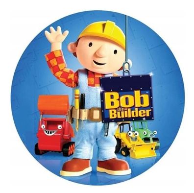 Essbar Bob der Baumeister Builder Party Tortenaufleger Tortenbild Zuckerbild 4